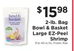 ShopRite Bowl & Basket Large EZ-Peel Shrimp offer