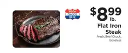 ShopRite Flat Iron Steak offer