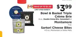 ShopRite Bowl & Basket Triple Crème Brie offer
