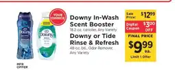 ShopRite Downy In-Wash Scent Booster or Downy or Tide Rinse & Refresh offer