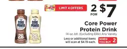ShopRite Core Power Protein Drink offer