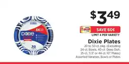 ShopRite Dixie Plates offer