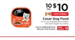 ShopRite Cesar Dog Food offer