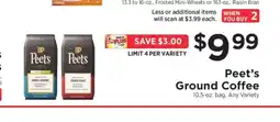 ShopRite Peet’s Ground Coffee offer