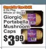 Key Food Giorgio Portabella Mushroom Caps offer