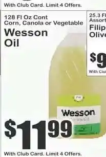Key Food Wesson Oil offer
