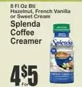 Key Food Splenda Coffee Creamer offer