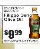 Key Food Filippo Berio Olive Oil offer