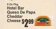 Key Food Hotel Bar Queso De Papa Cheddar Cheese offer