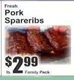 Key Food Pork Spareribs offer