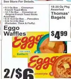 Key Food Eggo Waffles offer