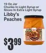 Key Food Libby's Peaches offer