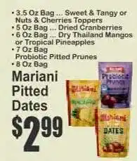 Key Food Mariani Pitted Dates offer