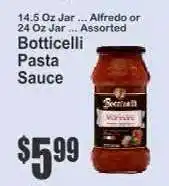 Key Food Botticelli Pasta Sauce offer