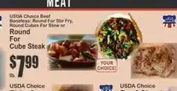 Key Food USDA Choice Beef offer
