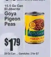 Key Food El Jibarito Goya Pigeon Peas offer