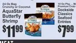 Key Food AquaStar Butterfly Shrimp offer