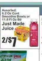 Key Food Just Made Juice offer