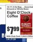 Key Food Eight O'Clock Coffee offer
