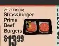 Key Food Strassburger Prime Beef Burgers offer