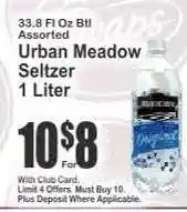 Key Food Urban Meadow Seltzer offer