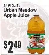 Key Food Urban Meadow Apple Juice offer