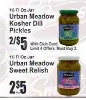 Key Food Urban Meadow Kosher Dill Pickles offer