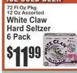Key Food White Claw Hard Seltzer 6 Pack offer
