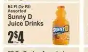 Key Food Sunny D Juice Drinks offer