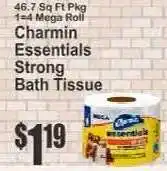 Key Food Charmin Essentials Strong Bath Tissue offer