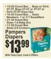 Key Food Pampers Diapers offer