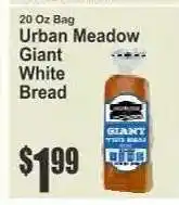 Key Food Urban Meadow Giant White Bread offer