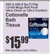 Key Food Cottonelle Bath Tissue offer