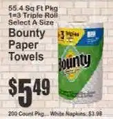 Key Food Bounty Paper Towels offer