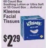 Key Food Kleenex Facial Tissues offer