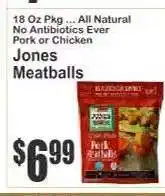 Key Food Jones Meatballs offer