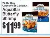 Key Food AquaStar Butterfly Shrimp offer