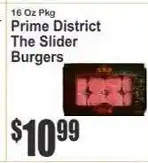 Key Food Prime District The Slider Burgers offer