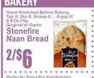 Key Food Stonefire Naan Bread offer