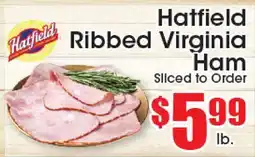 Supremo Foods Inc Hatfield Ribbed Virginia Ham offer