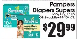 Supremo Foods Inc Pampers Diapers Supers offer