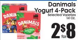 Supremo Foods Inc Danimals Yogurt offer