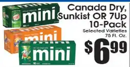 Supremo Foods Inc Canada Dry, Sunkist OR 7Up offer