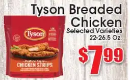 Supremo Foods Inc Tyson Breaded Chicken offer