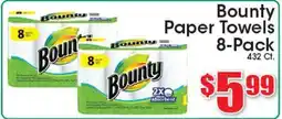 Supremo Foods Inc BOUNTY PAPER TOWELS offer