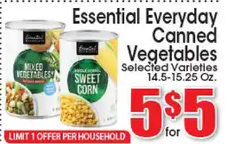 Supremo Foods Inc Essential Everyday Canned Vegetables offer