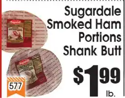 Supremo Foods Inc Sugardale Smoked Ham Portions Shank Butt offer