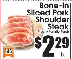 Supremo Foods Inc Bone-In Sliced Pork Shoulder Steak offer