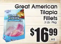 Supremo Foods Inc Great American Tilapia Fillets offer