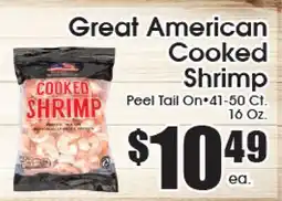 Supremo Foods Inc Great American Cooked Shrimp offer